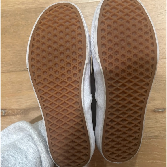 Black leather slip on vans - Picture 5 of 6